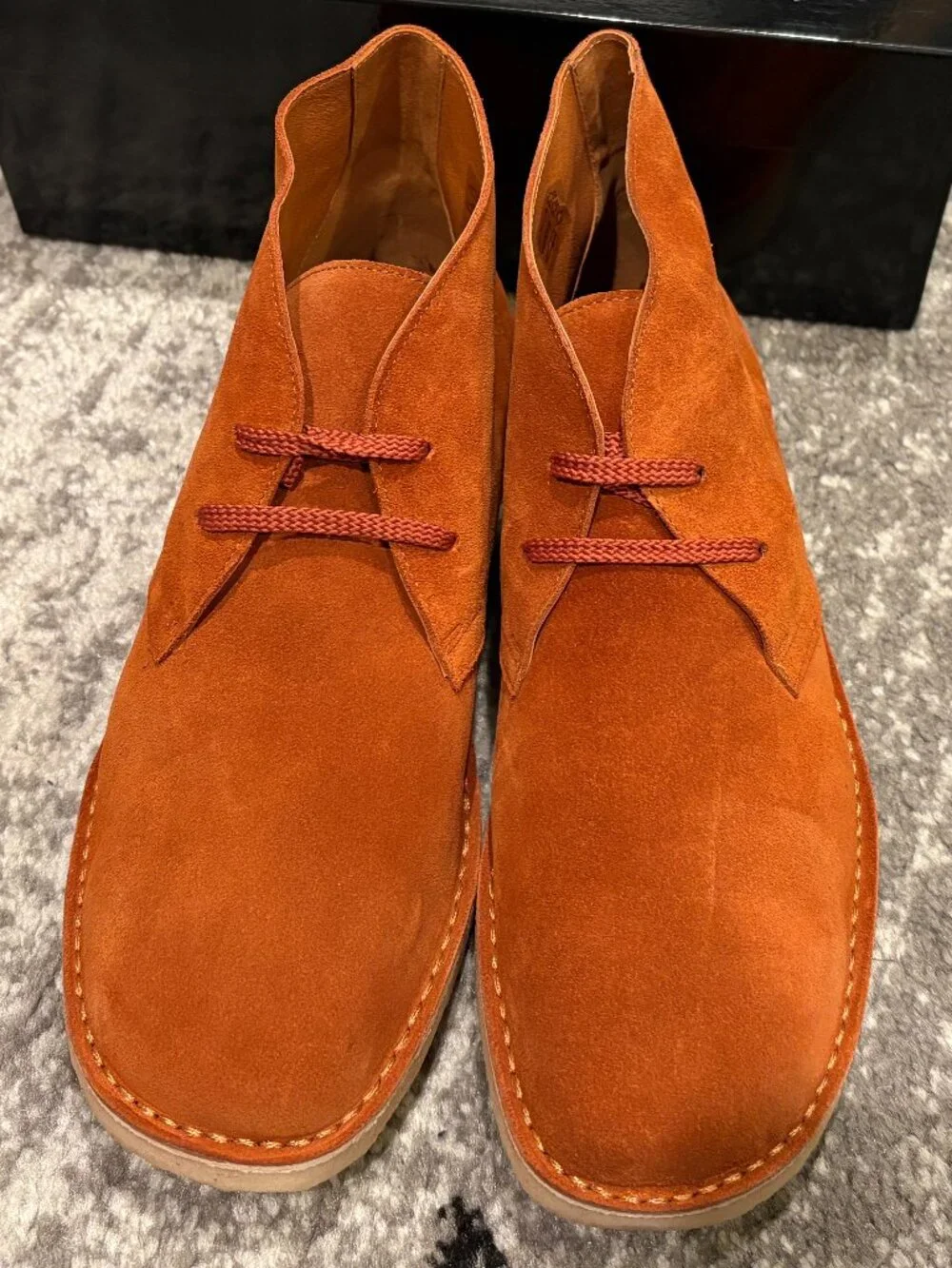 Padmore & Barnes Chukka Desert Boot in Cinnamon Suede
